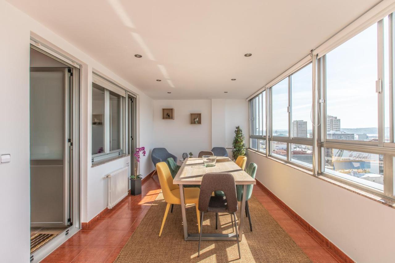 Luminoso Apartamento En Cuatro Caminos A Coruña Exteriör bild